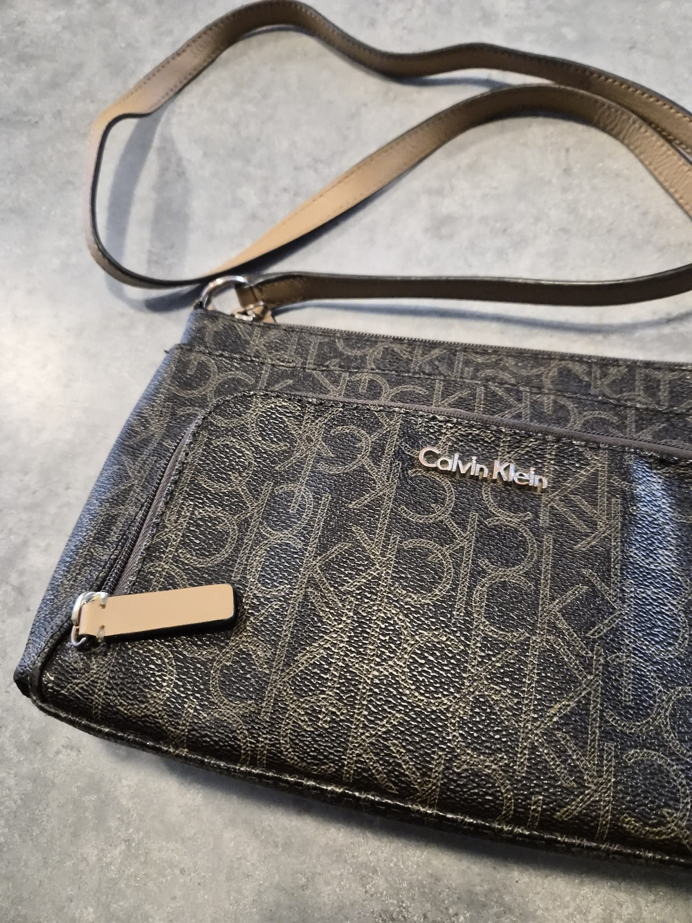 Calvin Klein Black Logo Crossbody Bag